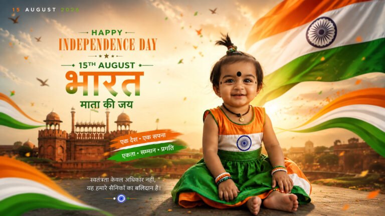15 August Baby Photo Special – Tiranga Look AI Prompt